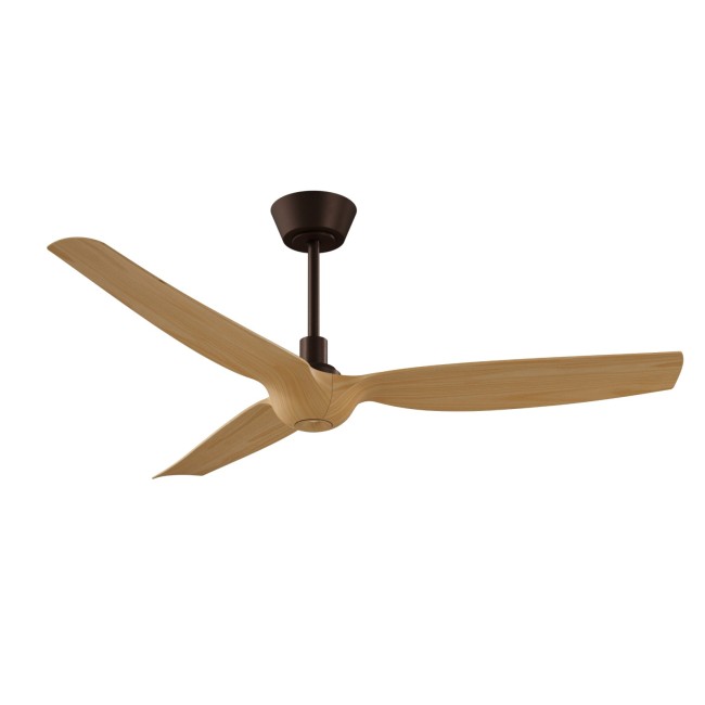 Ventilateur de plafond LED Ivy Neo Marron rouille L CCT Dim (7W)