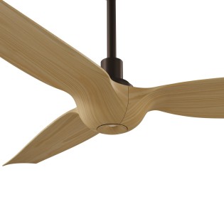 Ventilateur de plafond LED Ivy Neo Marron rouille L CCT Dim (7W)