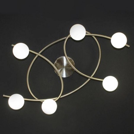 Plafón Lotto (6 luces)