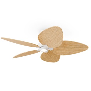 Ventilateur de plafond LED Alma L 5 pales CCT Dim (6,5W)