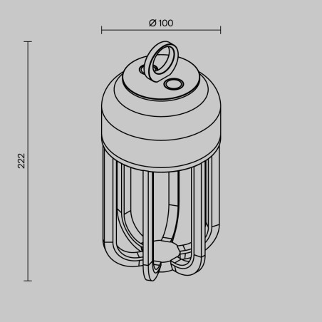 Lampe portable rechargeable LED Vetra (5W)