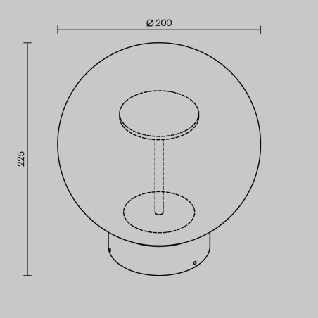 Applique murale d'extérieur LED Velora (8W)