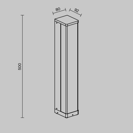 Balise d'extérieur LED Floeva (9W)