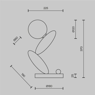 Lampe de table LED Resonance (6W)