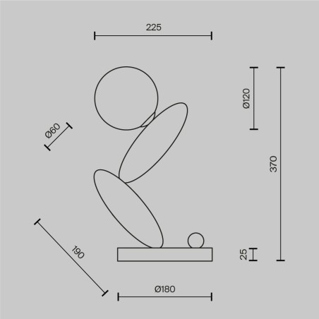 Lampe de table LED Resonance (6W)