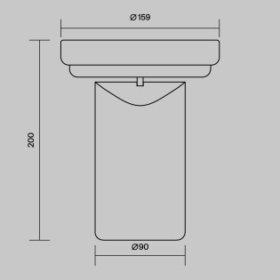Lampe de table rechargeable LED Topo (5W)