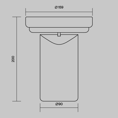 Lampe de table rechargeable LED Topo (5W)