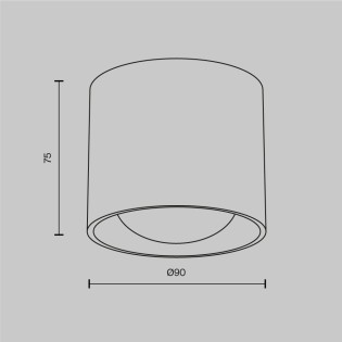 Spot LED Lens pour salle de bains (15W)