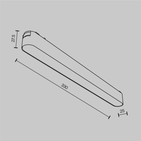 Spot à LED pour rail magnétique Basis Radity (16W)