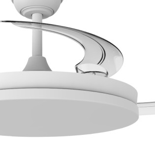 Ventilateur LED avec pales pliantes Verno Eco CCT Dim (48W)