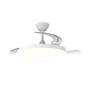 Ventilateur LED avec pales pliantes Verno Eco CCT Dim (48W)