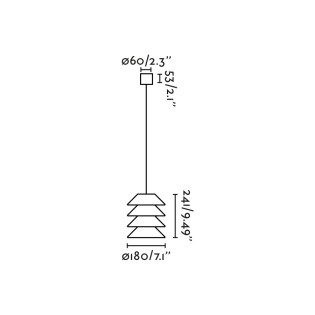 Suspension d'extérieur Toba
