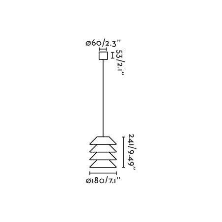 Suspension d'extérieur Toba
