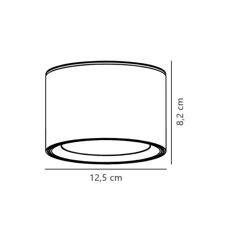 Plafonnier á LED Landon Smart (8W)