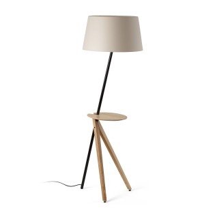 Lampadaire sur trépied Treewood Tray