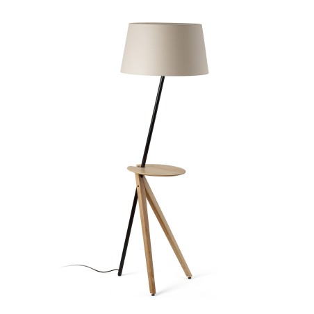 Lampadaire sur trépied Treewood Tray