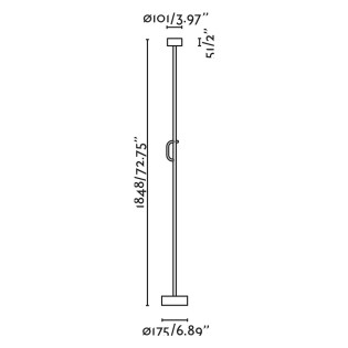 Lampadaire LED Staff Dim (26,5 W)