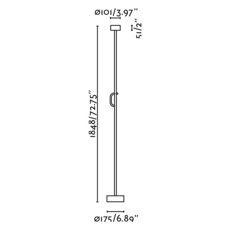 Lampadaire LED Staff Dim (26,5 W)