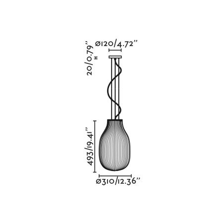 Suspension Isabelle 40