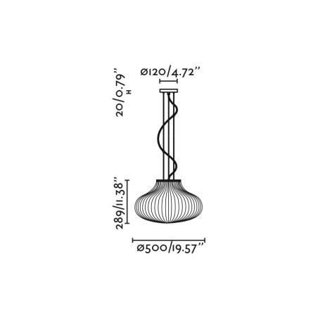 Suspension Isabelle 50
