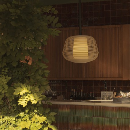 Lampe de plafond fixe d'extérieur Nara