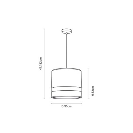 Lampe de plafond Jimmy S
