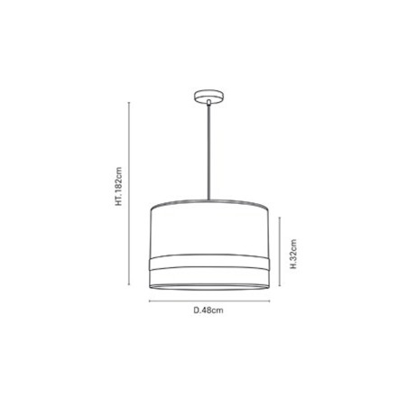 Lampe de plafond Jimmy M