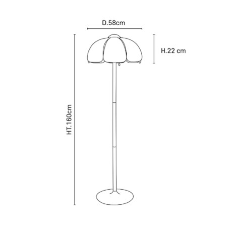 Lampadaire Coquillage