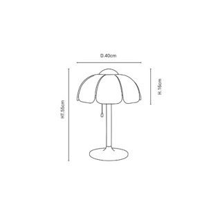 Lampe de table Coquillage