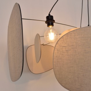 Lampe de suspension Screen 70's XXL II (4 lumieres)
