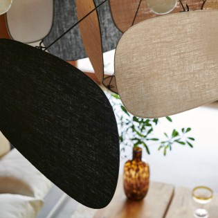 Lampe de suspension Screen 70's XXL III (4 lumieres)