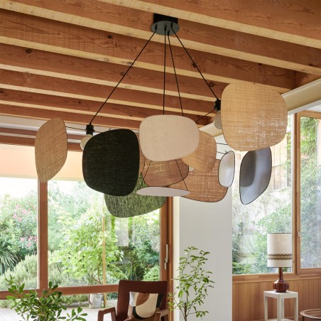Lampe de suspension Screen 70's XXL III (4 lumieres)
