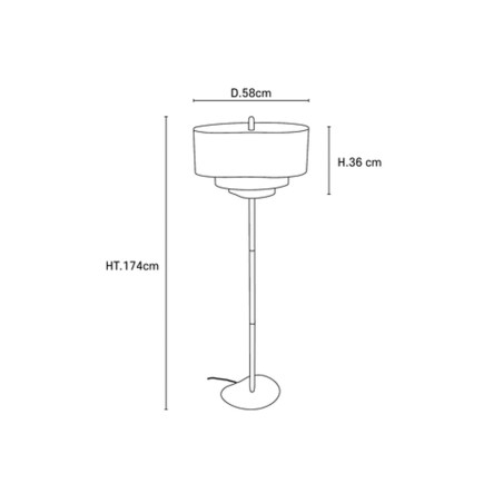 Lampadaire Pebble