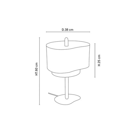 Lampe de table Pebble
