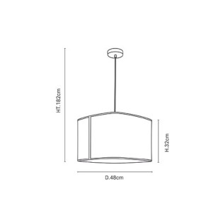 Lampe de plafond Dolce