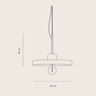 Lampe de plafond Roche