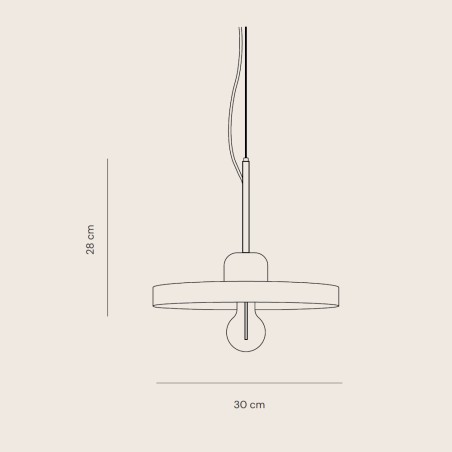 Lampe de plafond Roche