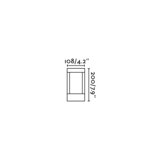 Balisé d'exterieur LED AGRA P 2700K (9W)