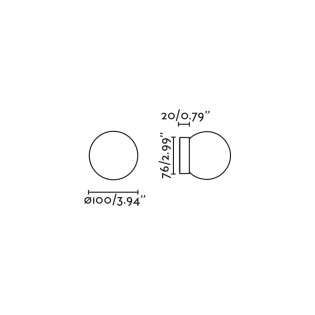 Applique Murale pous bains LED PIng (7.8W)