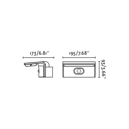 Applique murale à capteur LED Luma (5W)