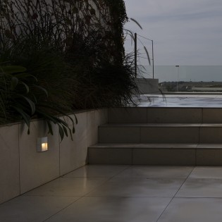 Applique murale d'extérieur LED Dune SQ 4CCT (3W)