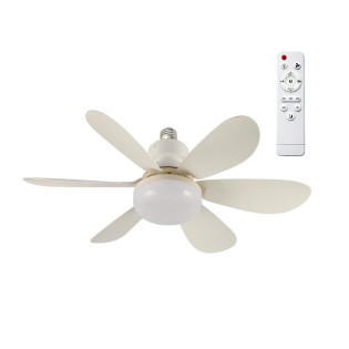 Ventilateur LED Altari E27 Blanc CCT (15W)