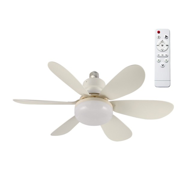 Ventilateur LED Altari E27 Blanc CCT (15W)