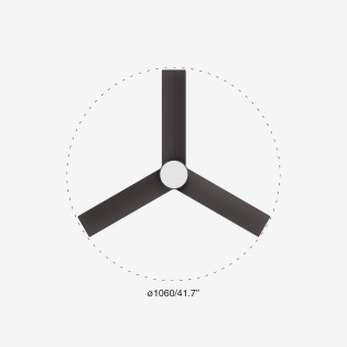 Ventilateur de plafond LED Cruiser S CCT Dim (20W)