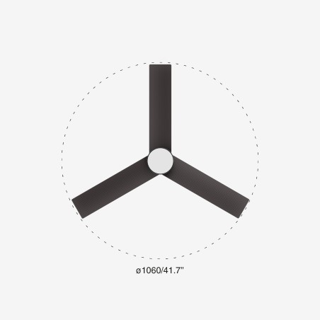 Ventilateur de plafond LED Cruiser S CCT Dim (20W)