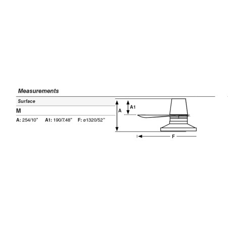 Ventilateur de plafond LED Punt TUB TAK M (20W)