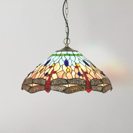Lampe de plafond Tiffany Dragonfly