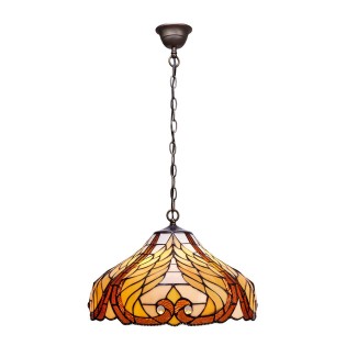Lampe a suspension Tiffany Bell II