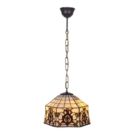 Lampe de plafond Hexa cristal Tiffany