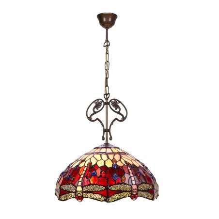 Lampe de plafond Belle Rougue cristal Tiffany